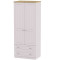 Venice Tall 2 Drawer Wardrobe
