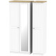 Venice Standard Triple Mirrored Wardrobe