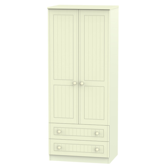 Cottage 2 Drawer Wardrobe