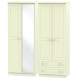 Cottage 4 Door 2 Drawer Mirrored Wardrobe