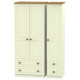 Cottage Tall 3 Door 4 Drawers Wardrobe