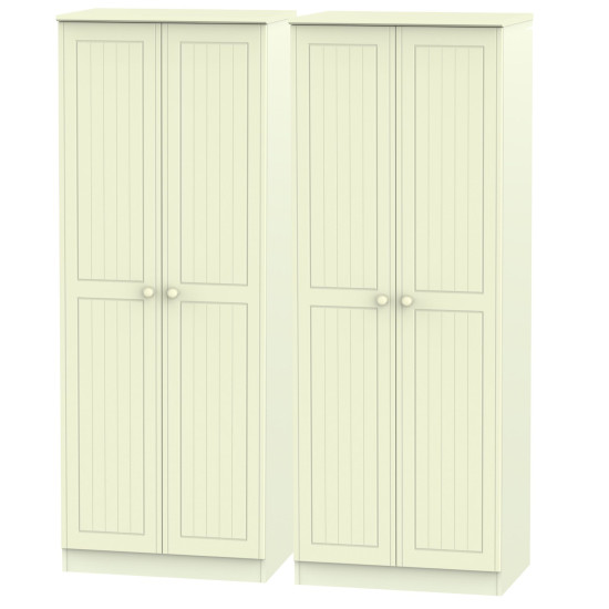 Cottage Tall 4 Door Wardrobe